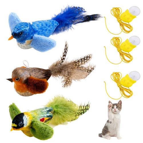 Qhgpnt flying bird cat toy - bird,