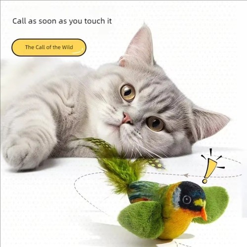 Plush flying bird cat - flying, toy