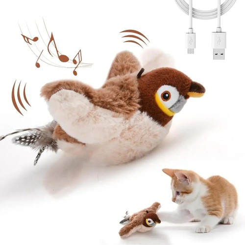 Interactive flying bird cat - interactive,