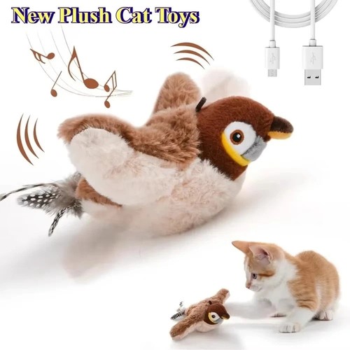 Interactive flying bird cat - interactive,