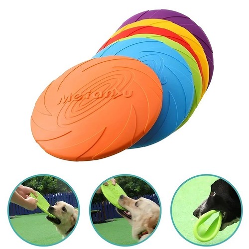 Dog flying disc frisbee soft - flying,