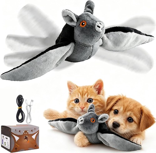 Flying bat dog toy - flying,