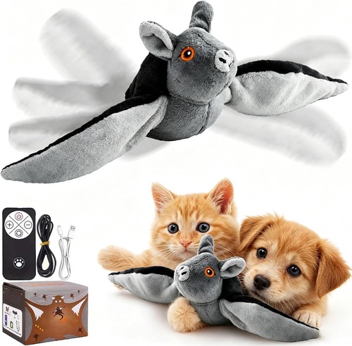 Flying bat dog toy - flying,