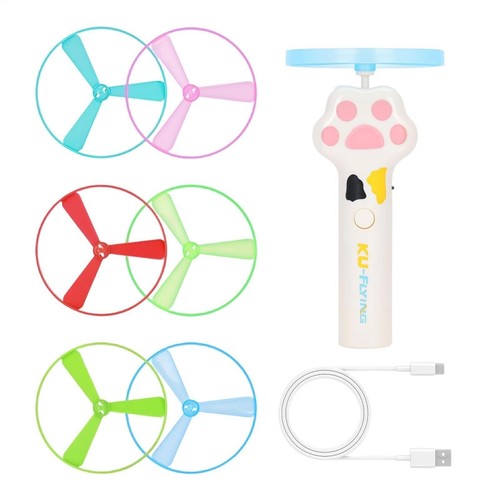 Rechargeable cat flying disc - cat,