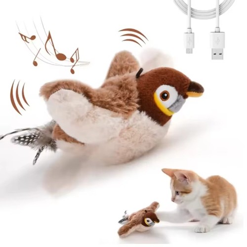 Electronic interactive bird - interactive,