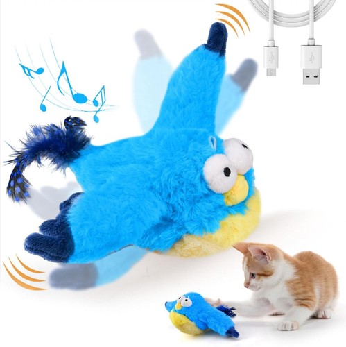 Flapping bird cat toys flying - bird,